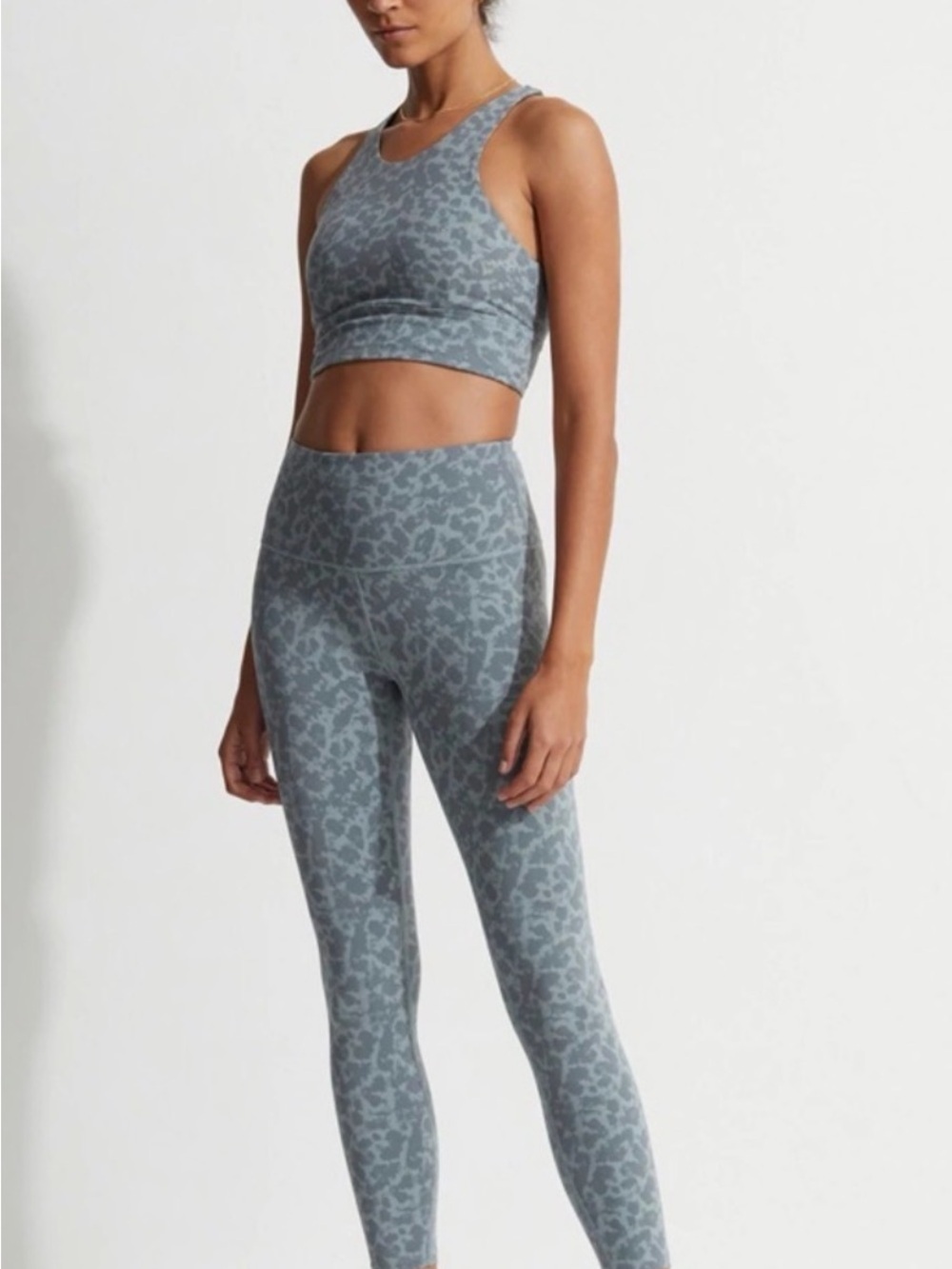 Varley Leggings Women’s Size Small, 25” Inseam High Rise Stretch Cheetah